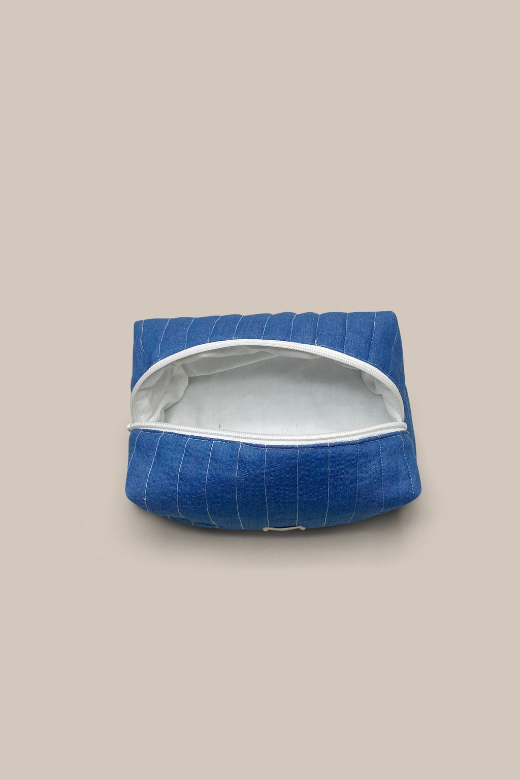 Trousse BLUE NÛR | Trousse maquillage élégante faite main