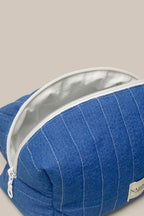 Trousse BLUE NÛR | Trousse maquillage élégante faite main