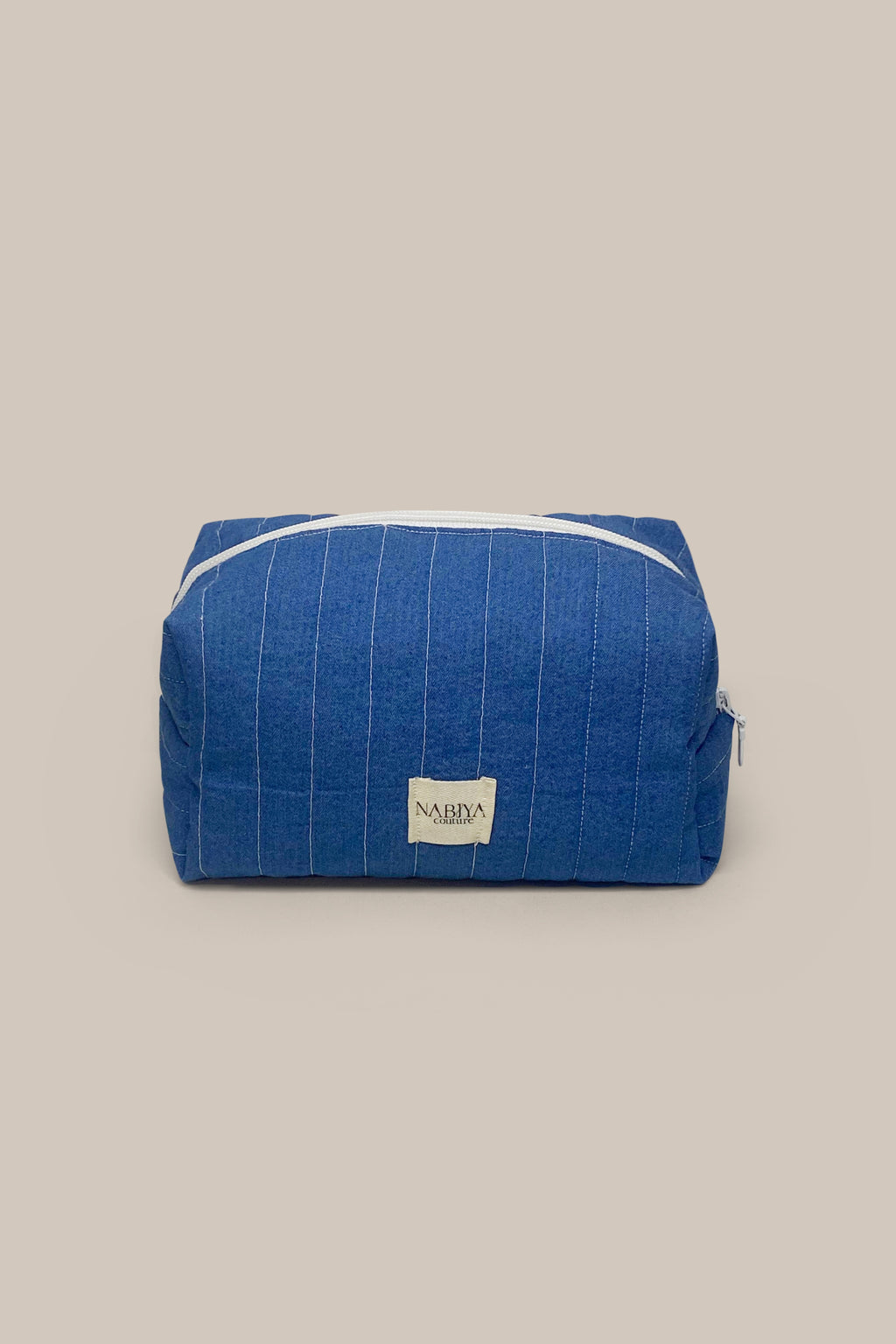 Trousse BLUE NÛR | Trousse maquillage élégante faite main