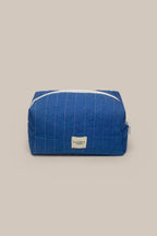 Trousse BLUE NÛR | Trousse maquillage élégante faite main